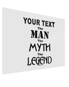 Personalized The Man The Myth The Legend Gloss Poster Print Landscape - Choose Size by TooLoud-Poster Print-TooLoud-17x11"-Davson Sales