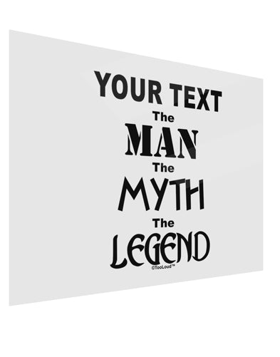 Personalized The Man The Myth The Legend Gloss Poster Print Landscape - Choose Size by TooLoud-Poster Print-TooLoud-17x11"-Davson Sales