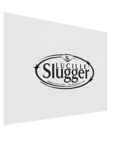 Lucille Slugger Logo Gloss Poster Print Landscape - Choose Size by TooLoud-Poster Print-TooLoud-17x11"-Davson Sales