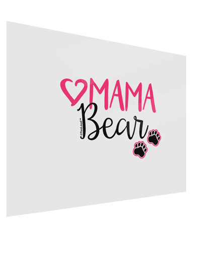 Mama Bear Paws Gloss Poster Print Landscape - Choose Size-Poster Print-TooLoud-17x11"-Davson Sales