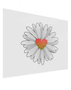 Pretty Daisy Heart Gloss Poster Print Landscape - Choose Size-Poster Print-TooLoud-17x11"-Davson Sales