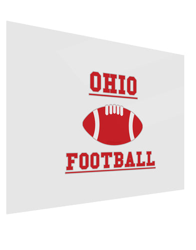 Ohio Football Gloss Poster Print Landscape - Choose Size by TooLoud-TooLoud-17x11"-Davson Sales