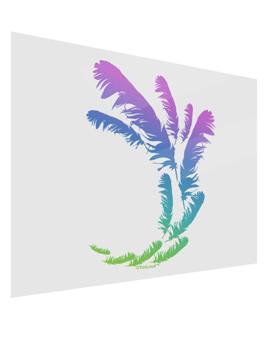 Tropical Feathers Gloss Poster Print Landscape - Choose Size-Poster Print-TooLoud-17x11"-Davson Sales