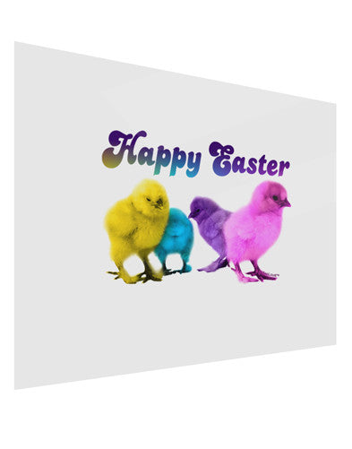 Happy Easter Peepers Gloss Poster Print Landscape - Choose Size-Poster Print-TooLoud-17x11"-Davson Sales