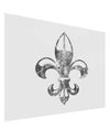 Distressed Fleur de Lis Gloss Poster Print Landscape - Choose Size-Poster Print-TooLoud-17x11"-Davson Sales