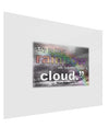 Rainbow in Cloud M Angelou Gloss Poster Print Landscape - Choose Size by TooLoud-Poster Print-TooLoud-17x11"-Davson Sales