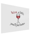 Wine a Little Gloss Poster Print Landscape - Choose Size by TooLoud-Poster Print-TooLoud-17x11"-Davson Sales