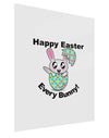 Happy Easter Every Bunny Gloss Poster Print Portrait - Choose Size by TooLoud-TooLoud-11x17"-Davson Sales