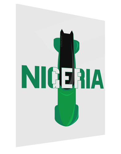 Nigeria Bobsled Gloss Poster Print Portrait - Choose Size by TooLoud-TooLoud-11x17"-Davson Sales