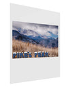 Pikes Peak CO Mountains Text Gloss Poster Print Portrait - Choose Size by TooLoud-Poster Print-TooLoud-11x17"-Davson Sales