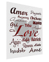 Love Languages Gloss Poster Print Portrait - Choose Size by TooLoud-Poster Print-TooLoud-11x17"-Davson Sales