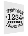 Personalized Vintage Birth Year Distressed Gloss Poster Print Portrait - Choose Size by TooLoud-TooLoud-11x17"-Davson Sales