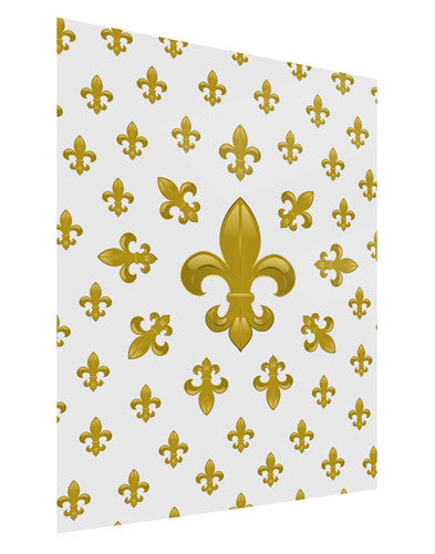 Gold Fleur De Lis AOP Gloss Poster Print Portrait - Choose Size by TooLoud-Poster Print-TooLoud-11x17"-Davson Sales