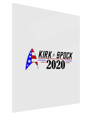 Kirk Spock 2020 Funny Gloss Poster Print Portrait - Choose Size by TooLoud-TooLoud-11x17"-Davson Sales