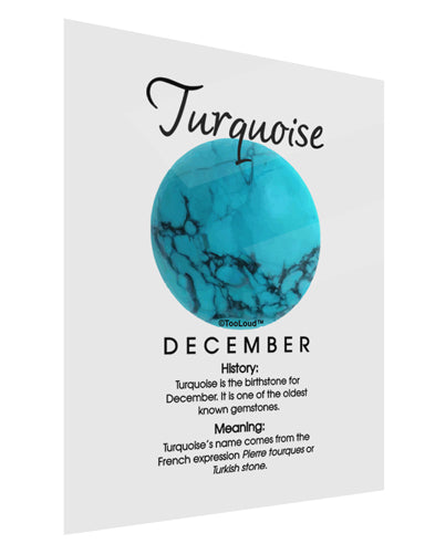 Birthstone Turquoise Gloss Poster Print Portrait - Choose Size by TooLoud-Poster Print-TooLoud-11x17"-Davson Sales