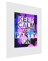 Keep Calm - Party Balloons Gloss Poster Print Portrait - Choose Size-Poster Print-TooLoud-11x17"-Davson Sales