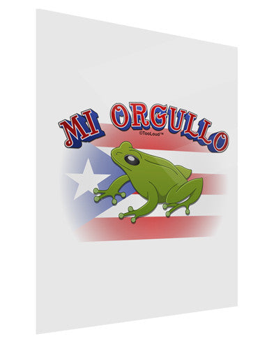 Mi Orgullo Coqui Gloss Poster Print Portrait - Choose Size-Poster Print-TooLoud-11x17"-Davson Sales