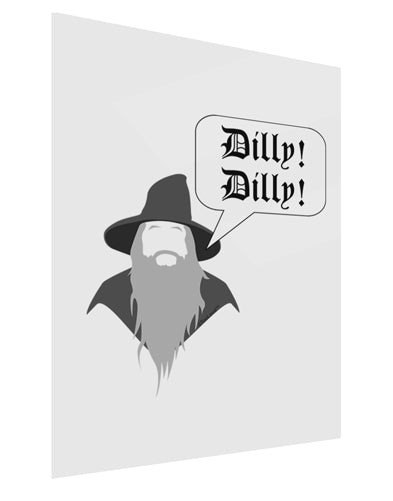 Wizard Dilly Dilly Gloss Poster Print Portrait - Choose Size by TooLoud-TooLoud-11x17"-Davson Sales