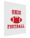 Ohio Football Gloss Poster Print Portrait - Choose Size by TooLoud-TooLoud-11x17"-Davson Sales