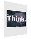 What We Think Buddha Gloss Poster Print Portrait - Choose Size-Poster Print-TooLoud-11x17"-Davson Sales