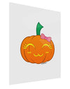 Kyu-T Face Pumpkin Gloss Poster Print Portrait - Choose Size by TooLoud-Poster Print-TooLoud-11x17"-Davson Sales