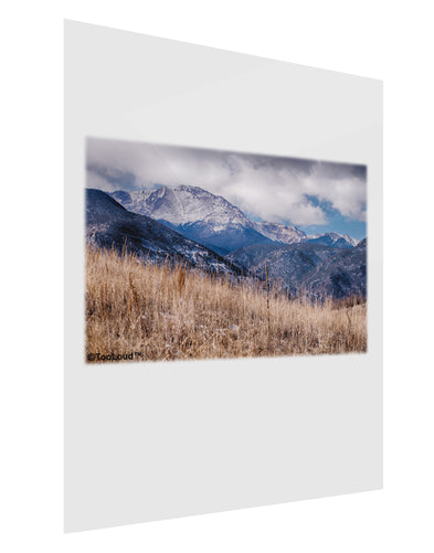 Pikes Peak CO Mountains Gloss Poster Print Portrait - Choose Size by TooLoud-Poster Print-TooLoud-11x17"-Davson Sales