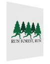 Run Forest Run Funny Gloss Poster Print Portrait - Choose Size by TooLoud-TooLoud-11x17"-Davson Sales