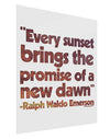 Emerson Sunset Quote Gloss Poster Print Portrait - Choose Size-Poster Print-TooLoud-11x17"-Davson Sales
