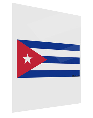 Cuba Flag Cubana Gloss Poster Print Portrait - Choose Size by TooLoud-TooLoud-11x17"-Davson Sales