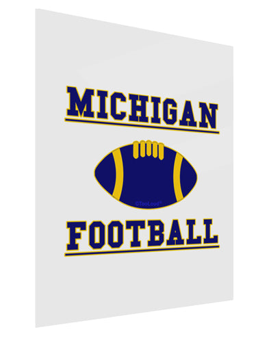 Michigan Football Gloss Poster Print Portrait - Choose Size by TooLoud-TooLoud-11x17"-Davson Sales