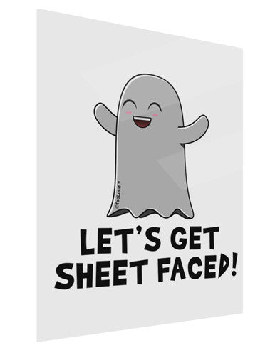 Let's Get Sheet Faced Gloss Poster Print Portrait - Choose Size by TooLoud-Poster Print-TooLoud-11x17"-Davson Sales