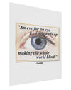 Eye For An Eye Gandhi Gloss Poster Print Portrait - Choose Size by TooLoud-Poster Print-TooLoud-11x17"-Davson Sales