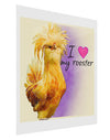 I Heart My Rooster Gloss Poster Print Portrait - Choose Size-Poster Print-TooLoud-11x17"-Davson Sales