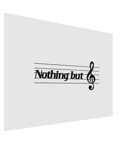 Nothing But Treble Music Pun Matte Poster Print Landscape - Choose Size by TooLoud-Poster Print-TooLoud-17x11"-Davson Sales