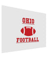 Ohio Football Matte Poster Print Landscape - Choose Size by TooLoud-TooLoud-17x11"-Davson Sales