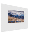 Pikes Peak CO Mountains Text Matte Poster Print Landscape - Choose Size by TooLoud-Poster Print-TooLoud-17x11"-Davson Sales