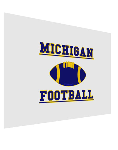 Michigan Football Matte Poster Print Landscape - Choose Size by TooLoud-TooLoud-17x11"-Davson Sales