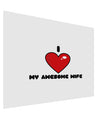 I Heart My Awesome Wife Matte Poster Print Landscape - Choose Size by TooLoud-TooLoud-17x11"-Davson Sales