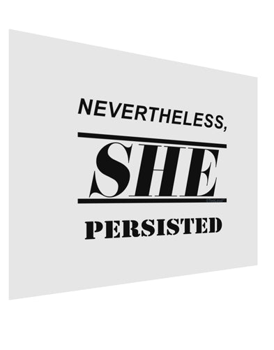 Nevertheless She Persisted Women's Rights Matte Poster Print Landscape - Choose Size by TooLoud-Poster Print-TooLoud-17x11"-Davson Sales