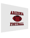 Arizona Football Matte Poster Print Landscape - Choose Size by TooLoud