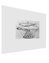 Helicopter Sketch Matte Poster Print Landscape - Choose Size-Poster Print-TooLoud-17x11"-Davson Sales