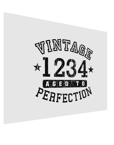 Personalized Vintage Birth Year Distressed Matte Poster Print Landscape - Choose Size by TooLoud-TooLoud-17x11"-Davson Sales