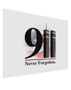 911 Never Forgotten Matte Poster Print Landscape - Choose Size-Poster Print-TooLoud-30x24"-Davson Sales