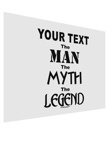 Personalized The Man The Myth The Legend Matte Poster Print Landscape - Choose Size by TooLoud-Poster Print-TooLoud-17x11"-Davson Sales