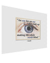 Eye For An Eye Gandhi Matte Poster Print Landscape - Choose Size by TooLoud-Poster Print-TooLoud-17x11"-Davson Sales