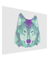 Geometric Wolf Head Matte Poster Print Landscape - Choose Size by TooLoud-Poster Print-TooLoud-17x11"-Davson Sales