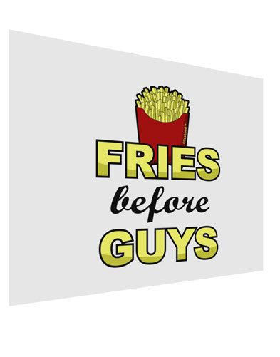 Fries Before Guys Matte Poster Print Landscape - Choose Size by TooLoud-Poster Print-TooLoud-17x11"-Davson Sales