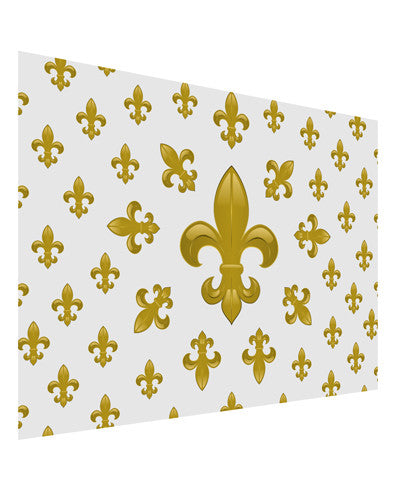 Gold Fleur De Lis AOP Matte Poster Print Landscape - Choose Size by TooLoud-Poster Print-TooLoud-17x11"-Davson Sales