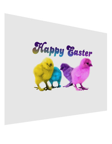 Happy Easter Peepers Matte Poster Print Landscape - Choose Size-Poster Print-TooLoud-17x11"-Davson Sales