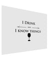 I Drink and I Know Things funny Matte Poster Print Landscape - Choose Size by TooLoud-Poster Print-TooLoud-17x11"-Davson Sales